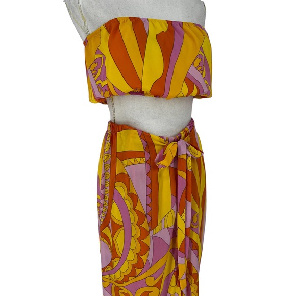 Show Me Your MuMu Limbo Pants & Teeny Tube Top Set in Caribbean Cocktail - Picture 9 of 13